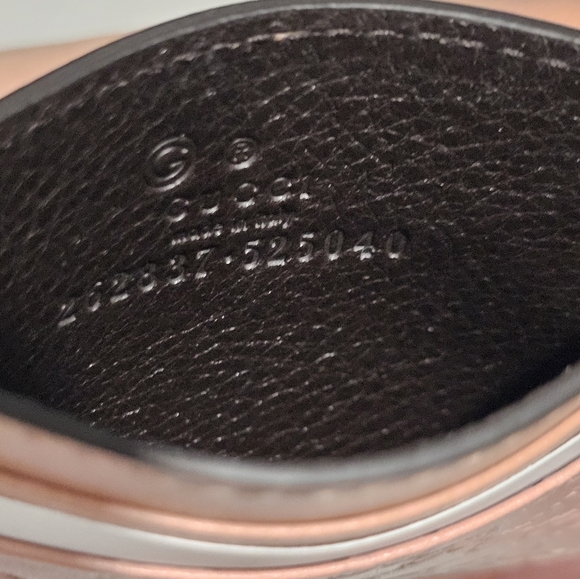 New GUCCI Cardholder micro giccissima soft pink - Picture 2 of 3